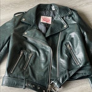 Levi’s Faux Leather Belted Motorcycle Jacket